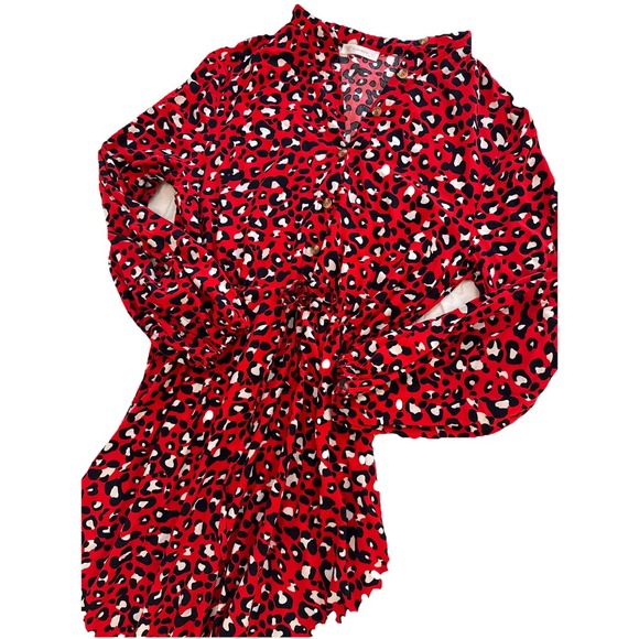 Kirundo Boutique For And Flair‎ Leopard Wow man Dress Size Medium - Picture 2 of 11